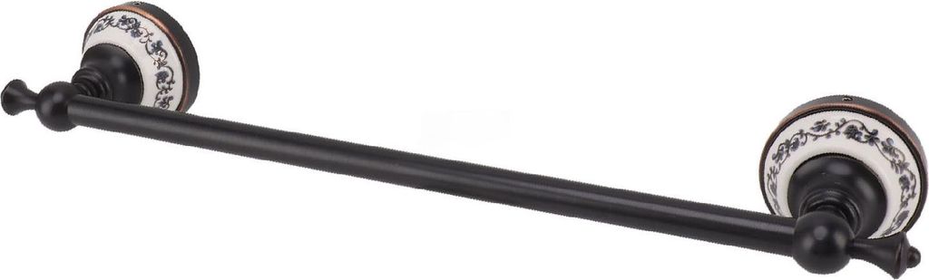 40.5cm Badezimmer Handtuchhalter Kupfer Badetuchhalter einzelne Handtuchhalter Wand montiert Handtuchhalter europäischen Stil schwarz antik