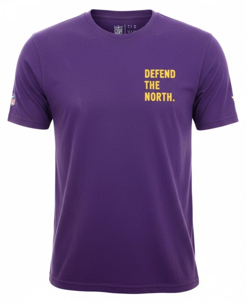 Fanatics Herren NF Minnesota Vikings T-Shirt kurzarm Slogan Gr. Größe L