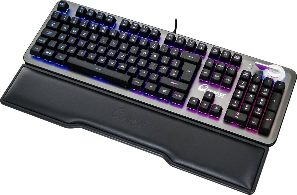 Qpad 9J.P7R81.K0G Gaming Tastatur Pro MK95 schwarz mit RGB Zdjęcie produktu 
