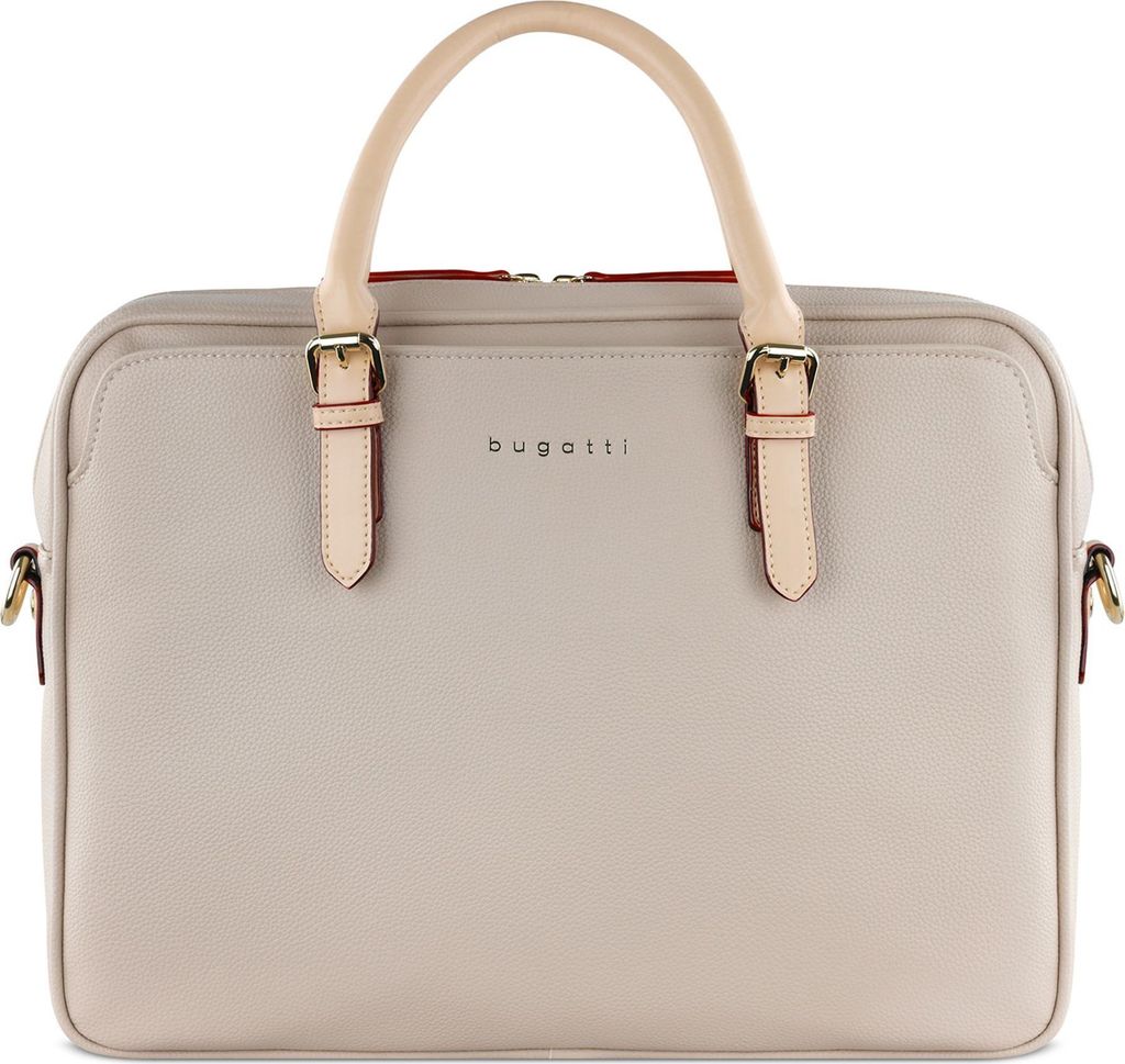 bugatti Businesstasche Laptoptasche mit Laptopfach Ella Business Bag Beige