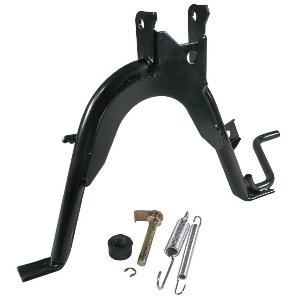 Béquille principale complète noire renforcée pour scooter 50cc et 125cc