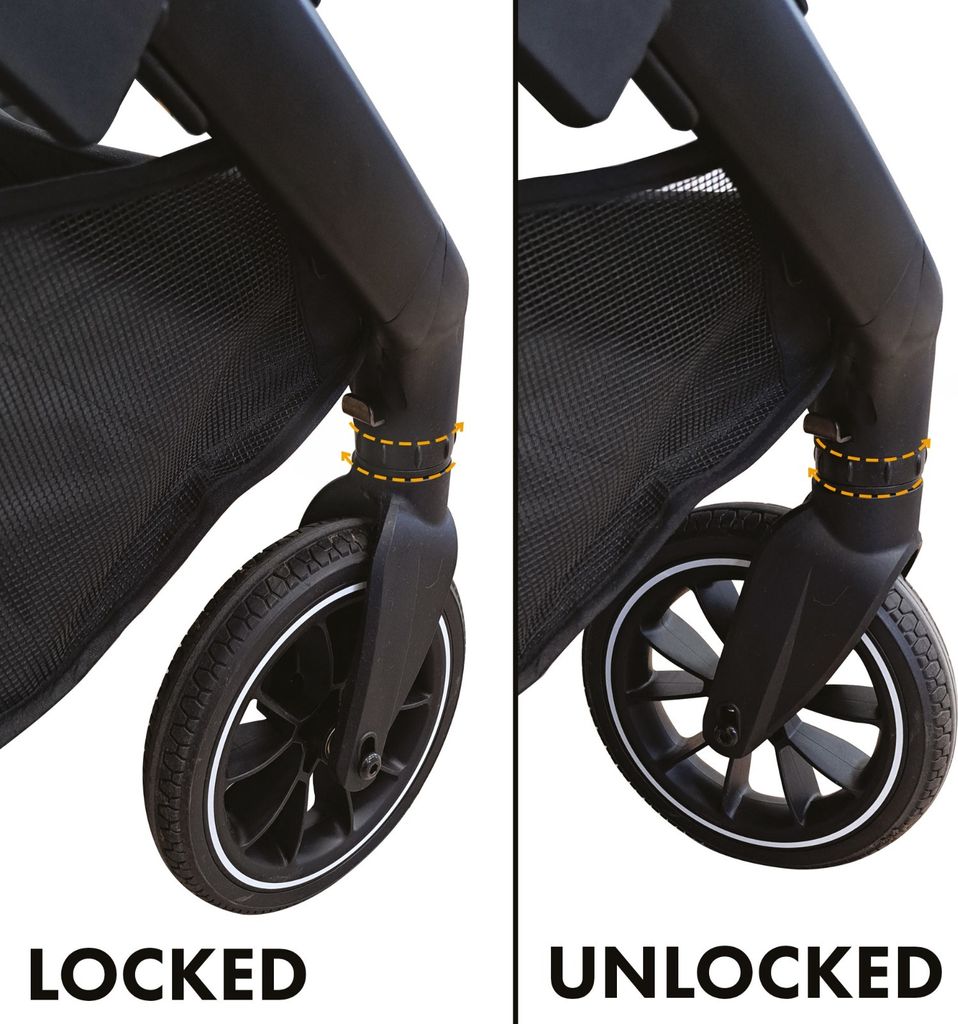 DERYAN Evy V2 Kinderwagen 2in1 - Duo Kinderwagen - Produktbild 11