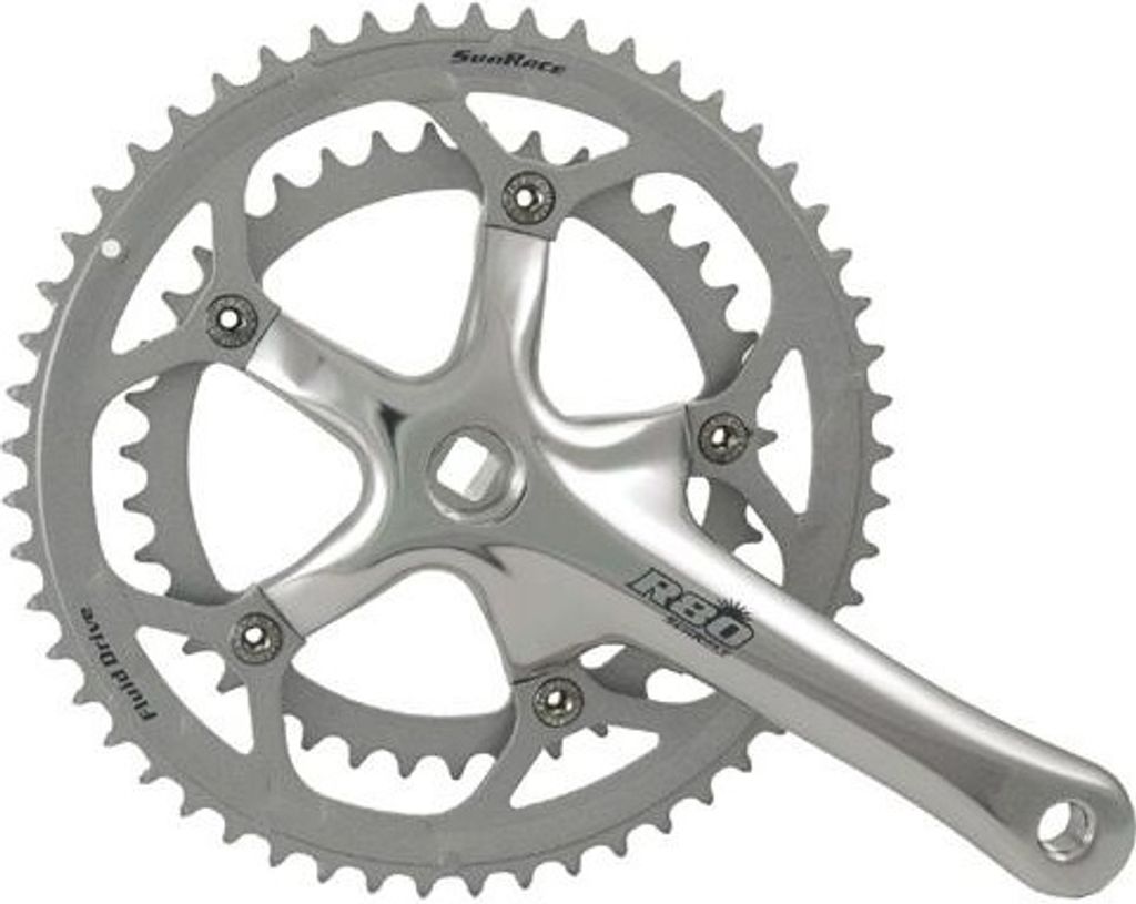 SUNRACE CRANKKEL FCR8183 8-Gang 53 39t. 170 mm Aluminium Produktbild 