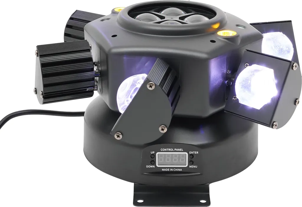 Lyre de Scène 150W RGBW Laser Effet DMX512 avec Mode Son Automatique