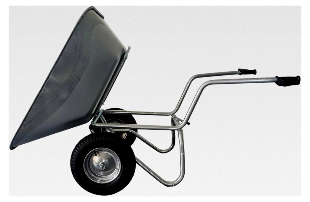 Kippkarre Agro 200L bis 250kg mit Luftreifen und verzinkter Stahlfelge