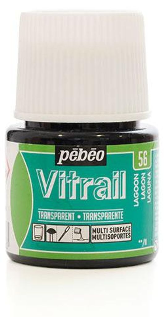 Colore per vetro Pebeo Vitrail 45 ml - Lagoon Immagine del prodotto 