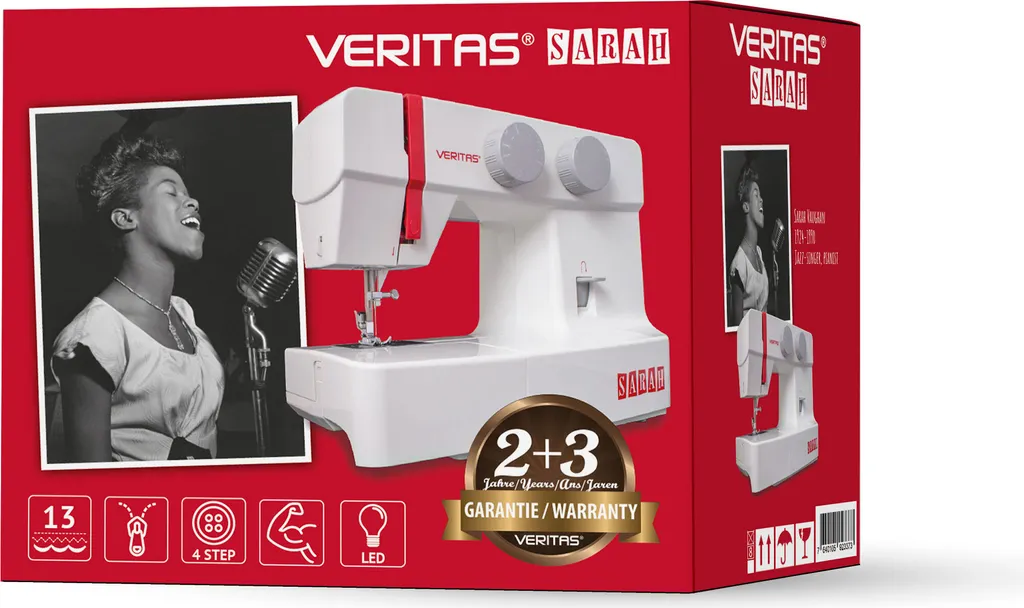 Machine à coudre mécanique Veritas Sarah avec bras libre et 13 points - 19