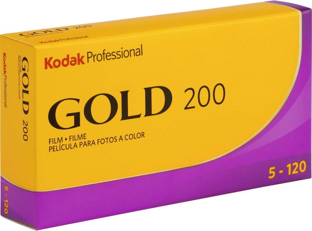 Kodak Professional Gold 200 120 Film 5er Pack Rolle