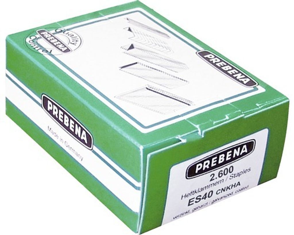 Agrafes, 2600 pcs. ES40CNKHA Prebena Image du produit 