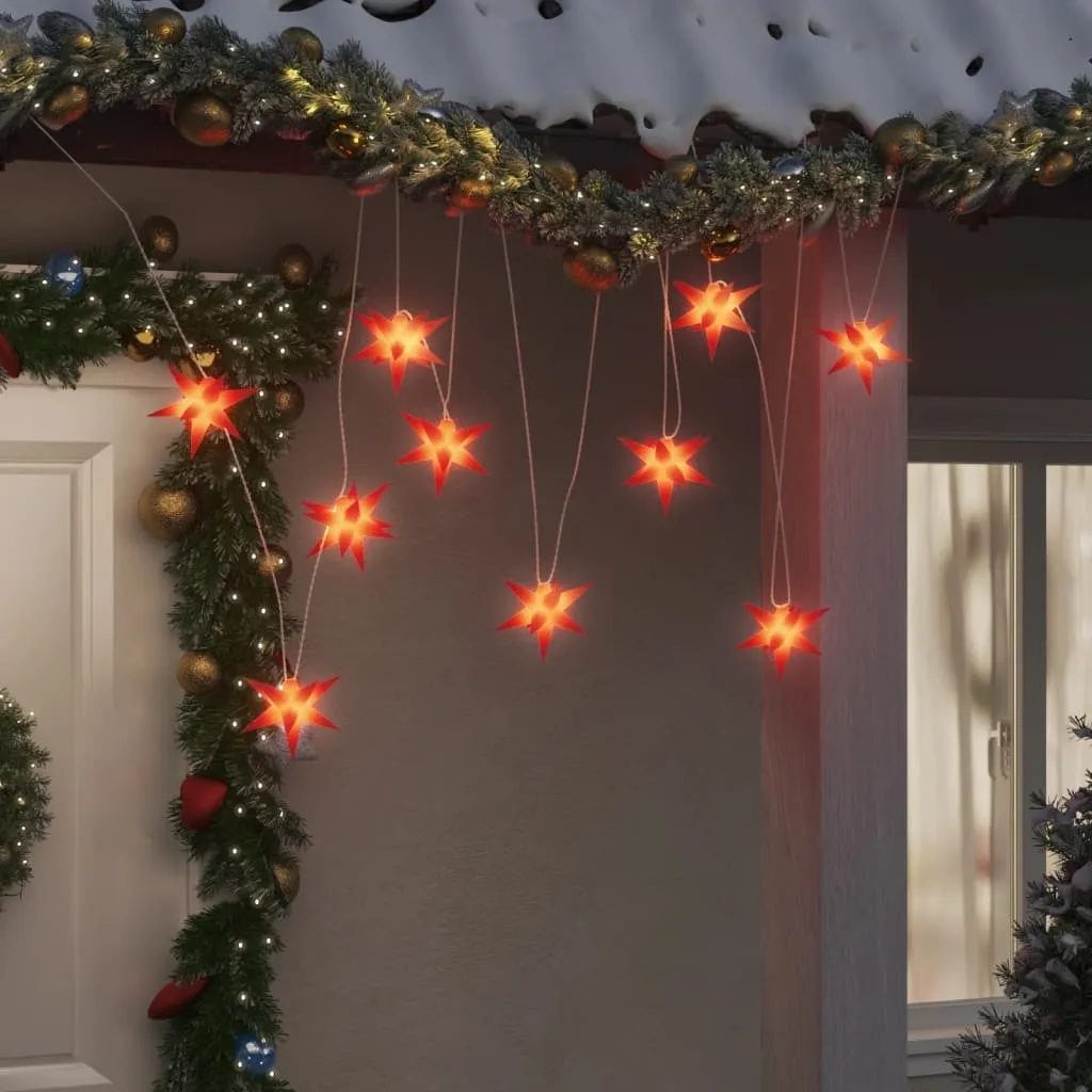 Lumière de Noël 10 LED rouge 10 cm idéale pour centre de table chic