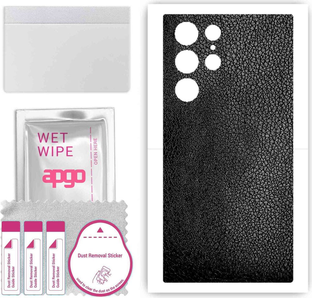 apgo Rückseite Schutzfolie, Skin, kompatibel mit Samsung Galaxy S22 Ultra, Hinten Displayschutzfolie aus Vinylfolie, kratzfest, einfache Montage -...