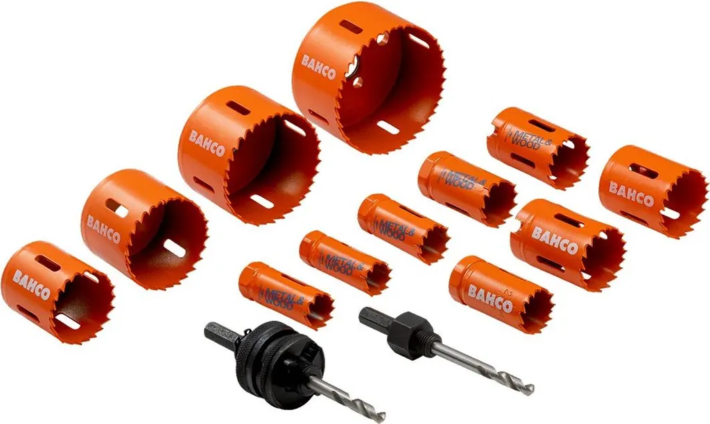 Coffret de scies cloches bimétal pour perçage de précision - 14 outils