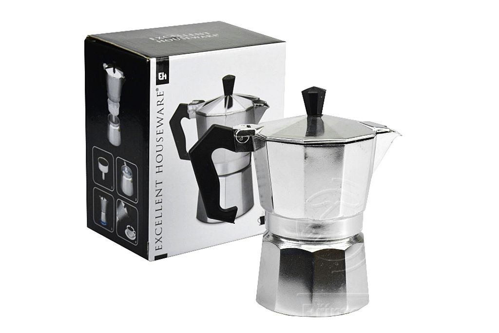 Excellent Houseware - Moka kanvica EH na 3 šálky (16 cm) - Obrázok produktu 