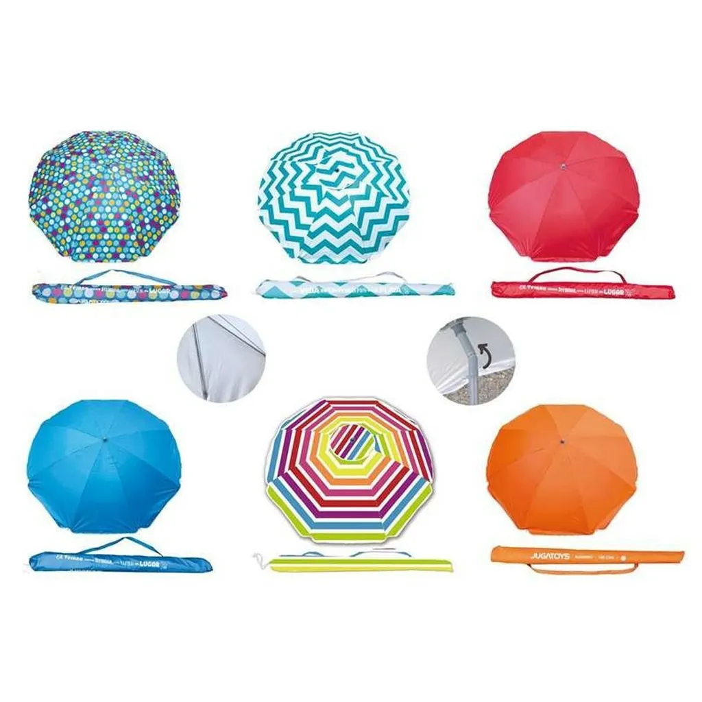 Ombrellone per Bambini e Famiglia 180 cm UV - Polinylon e Ferro
