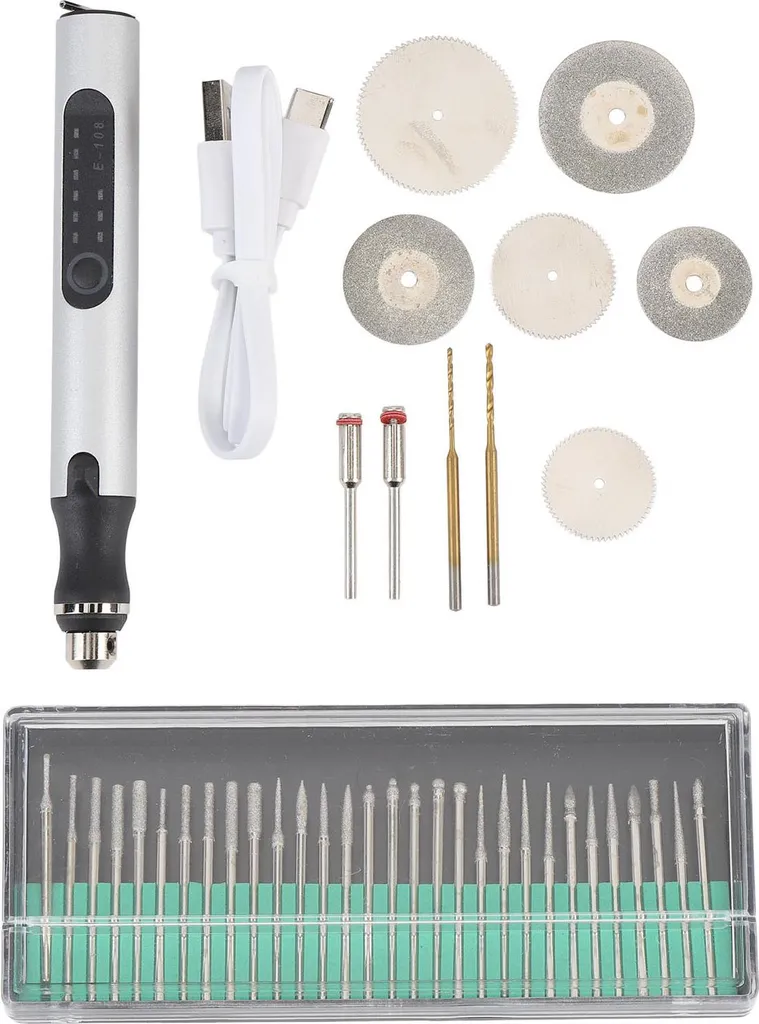 Mini Penna Incisore Elettrica di Precisione - Design Cordless Premium