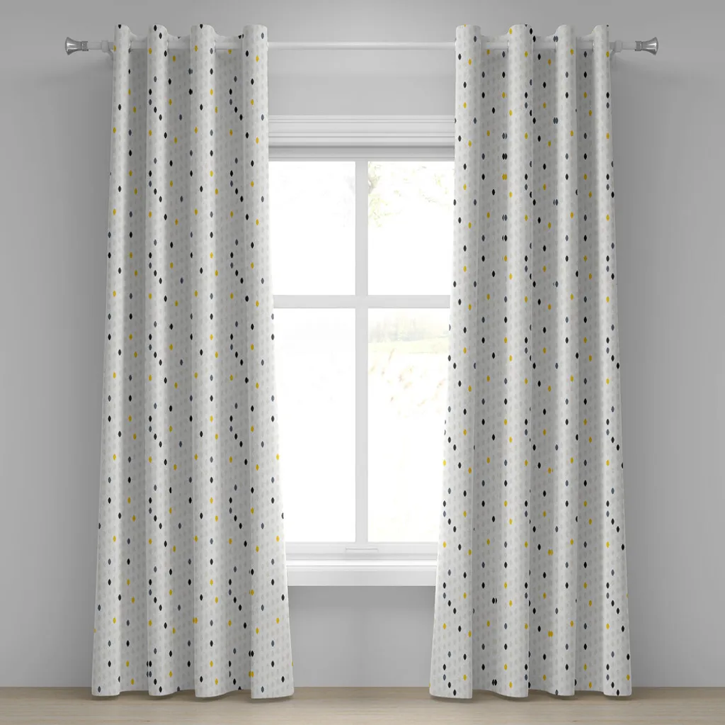 Tende Decorative 2 Pannelli 280x175 cm - Motivi Grafici ABAKUHAUS