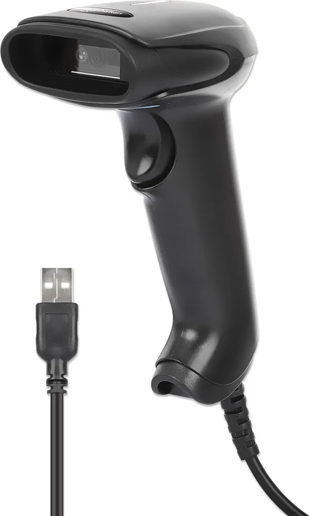 Scanner Barcode 2D Manhattan 153997 | Sensore LED 320mm | USB 1.4m