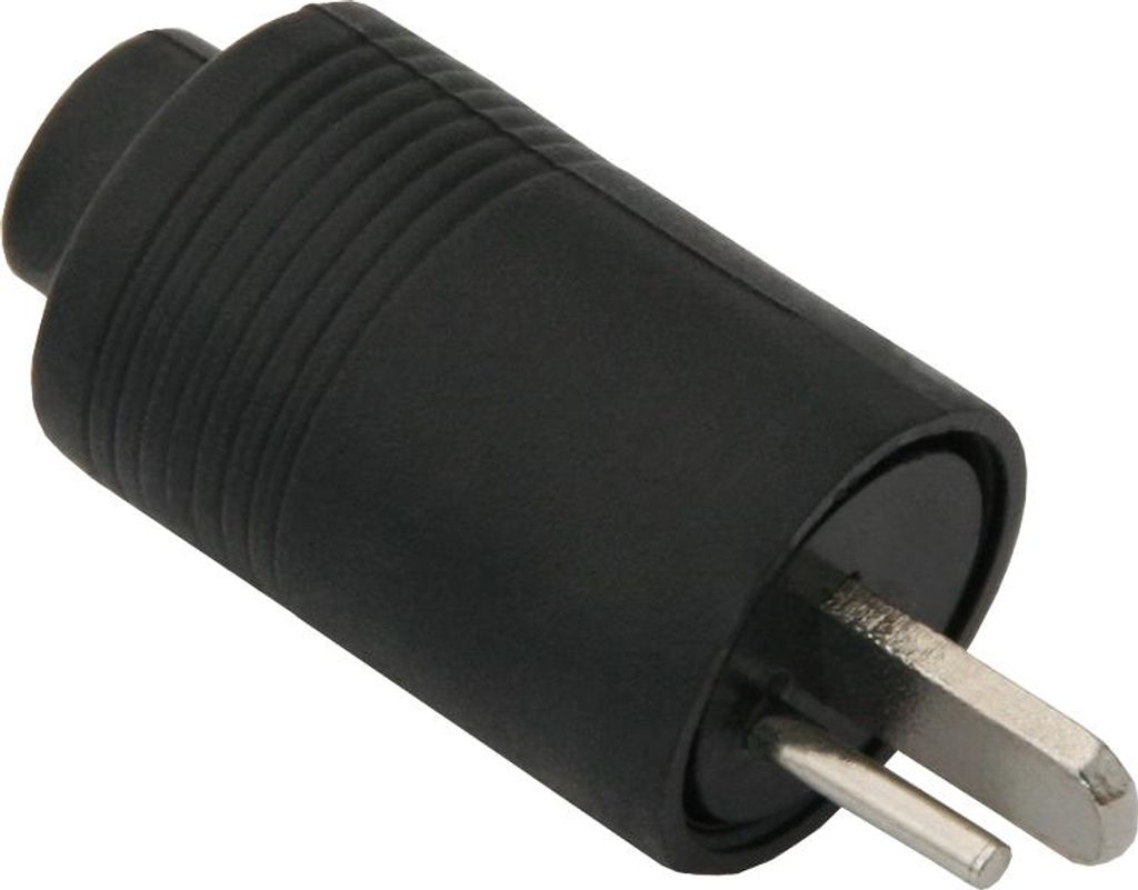 Geradlinig verlöteter Lautsprecherstecker