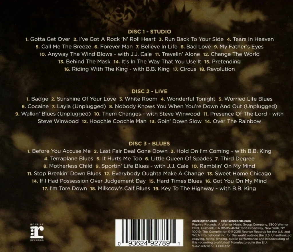 Cadeau Fan Eric Clapton Forever Man Compilation Complète Indispensable - 2