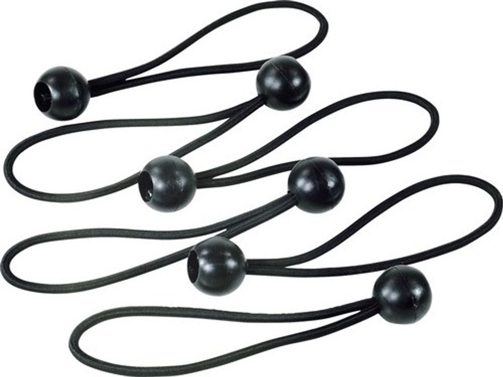Spanngummis 11,5 cm 6 Stk schwarz