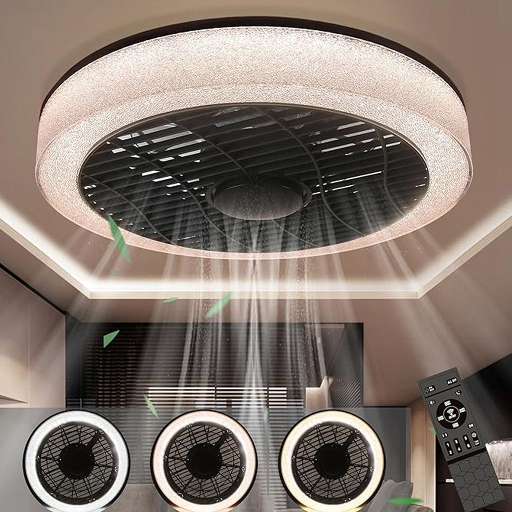 ZMH Led stropní ventilátor s osvětlením - Moderní velká Obrázek produktu 