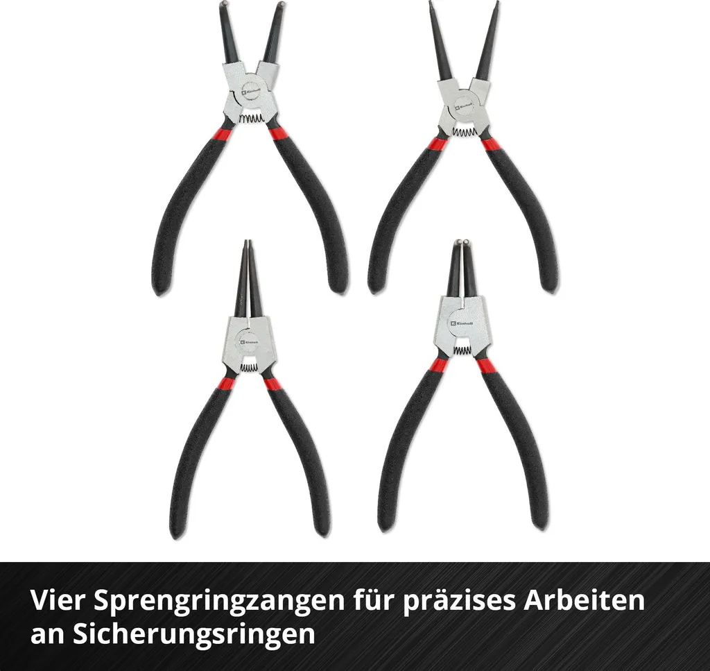 Assortiment de Pinces de Serrage et Coupe Einhell avec E-Case 9 pcs - 5