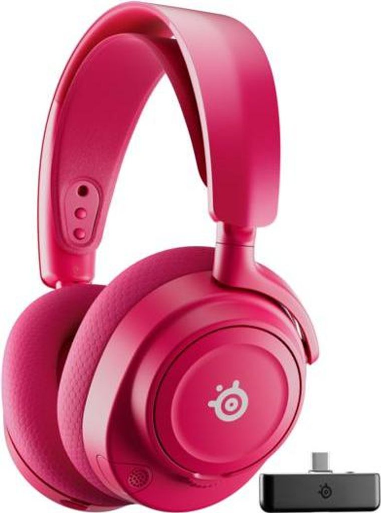 Steelseries Arctis Nova 7X Gen 2, Kabellos, 20 - 22000 Hz, Gaming, 325 g, Kopfhörer, Magenta