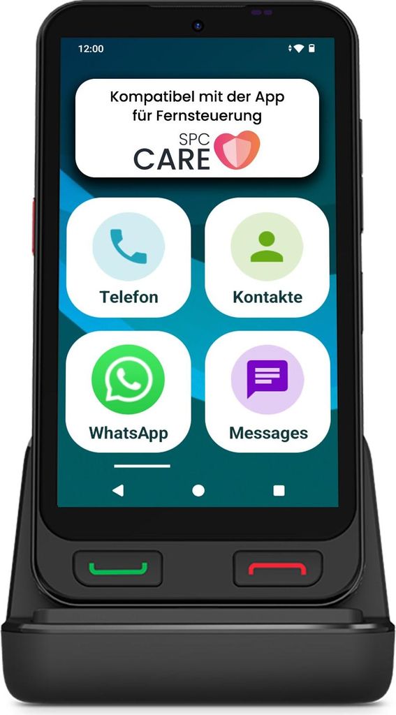 SPC Zeus 2 - Smartphone per anziani compatibile con le app Immagine del prodotto 