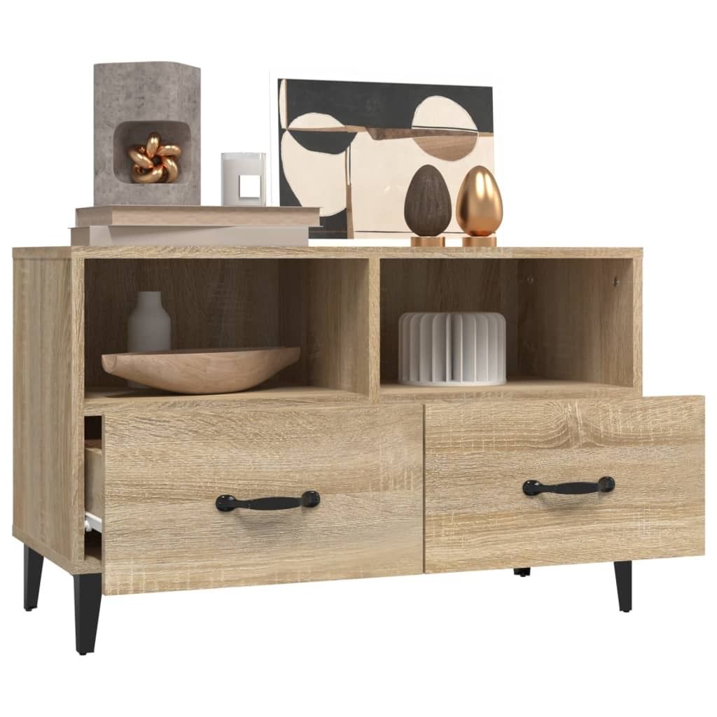 Vidaxl tv skrinka sonoma dub 80x36x50 cm kaufland sk