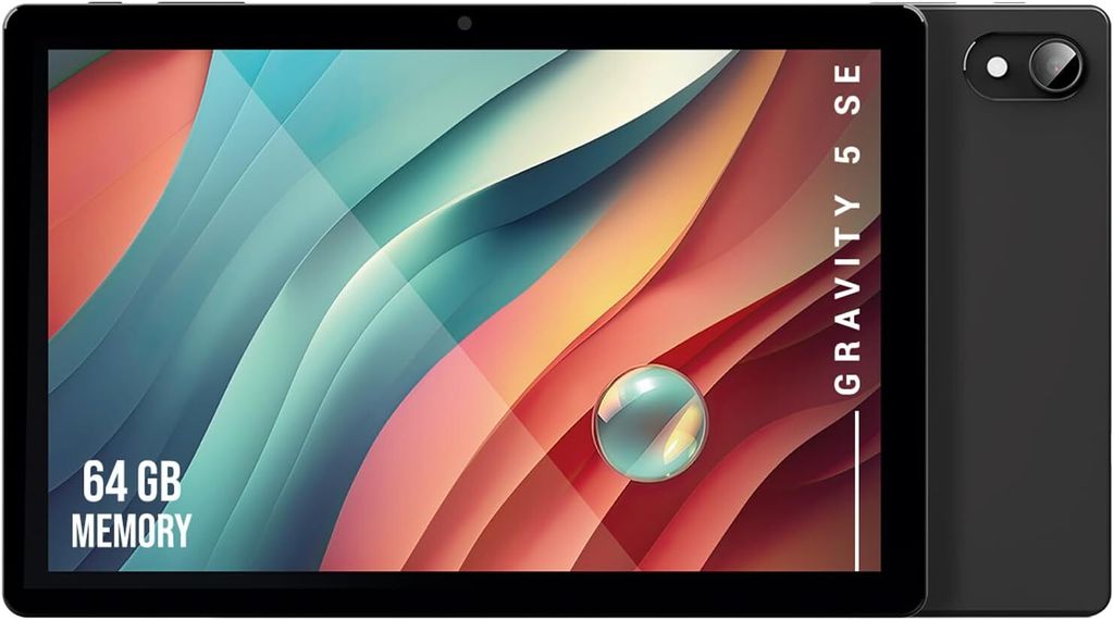 Tablet 10 Zoll Farbe Grau, IPS InCell-Display, Octa-Core, 5000 mAh, 4 GB RAM, 64 GB erweiterbarer Speicher, Kindersicherung Google Family Link