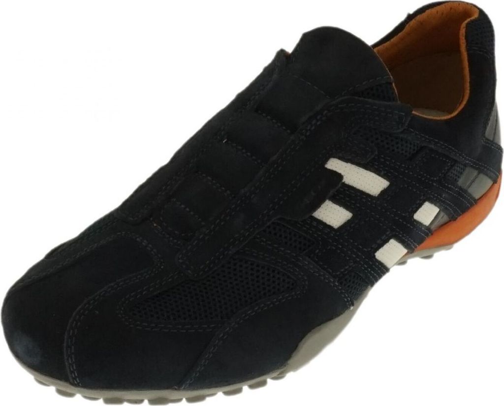 A single black sneaker is shown against a white background.