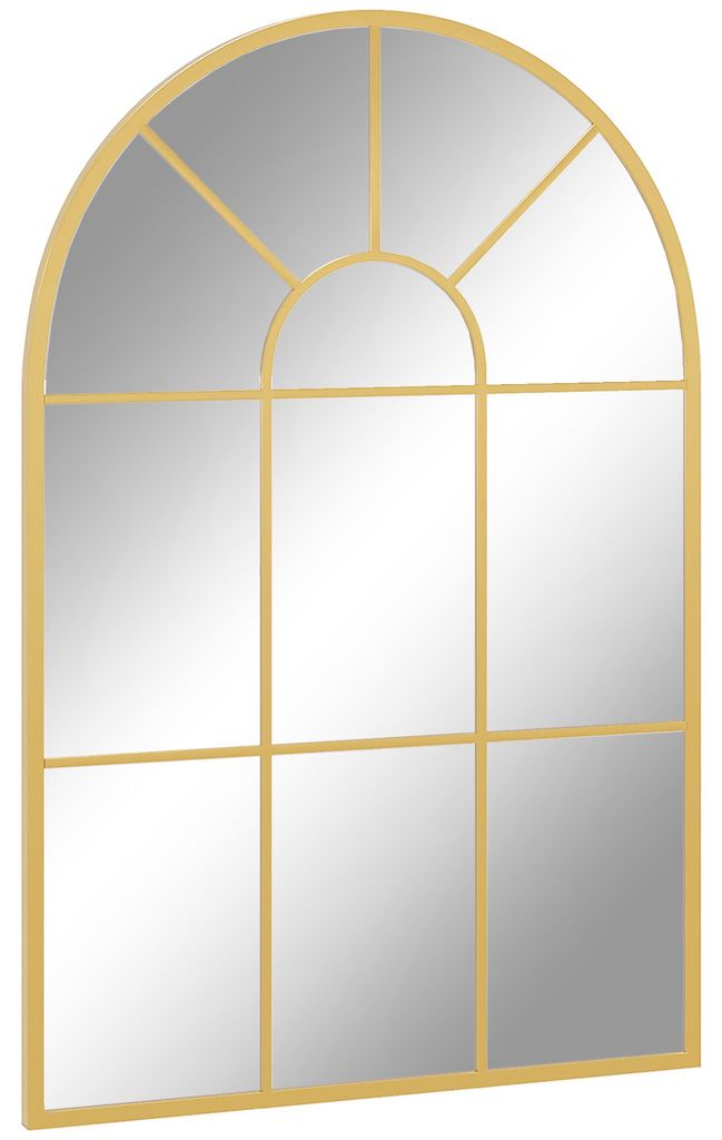 HOMCOM Wandspiegel Fensterspiegel 91 x 60 cm Dekorativ Produktbild 