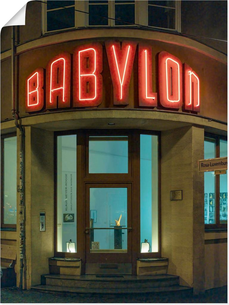 ARTland Poster Babylon Größe: 60x80 cm