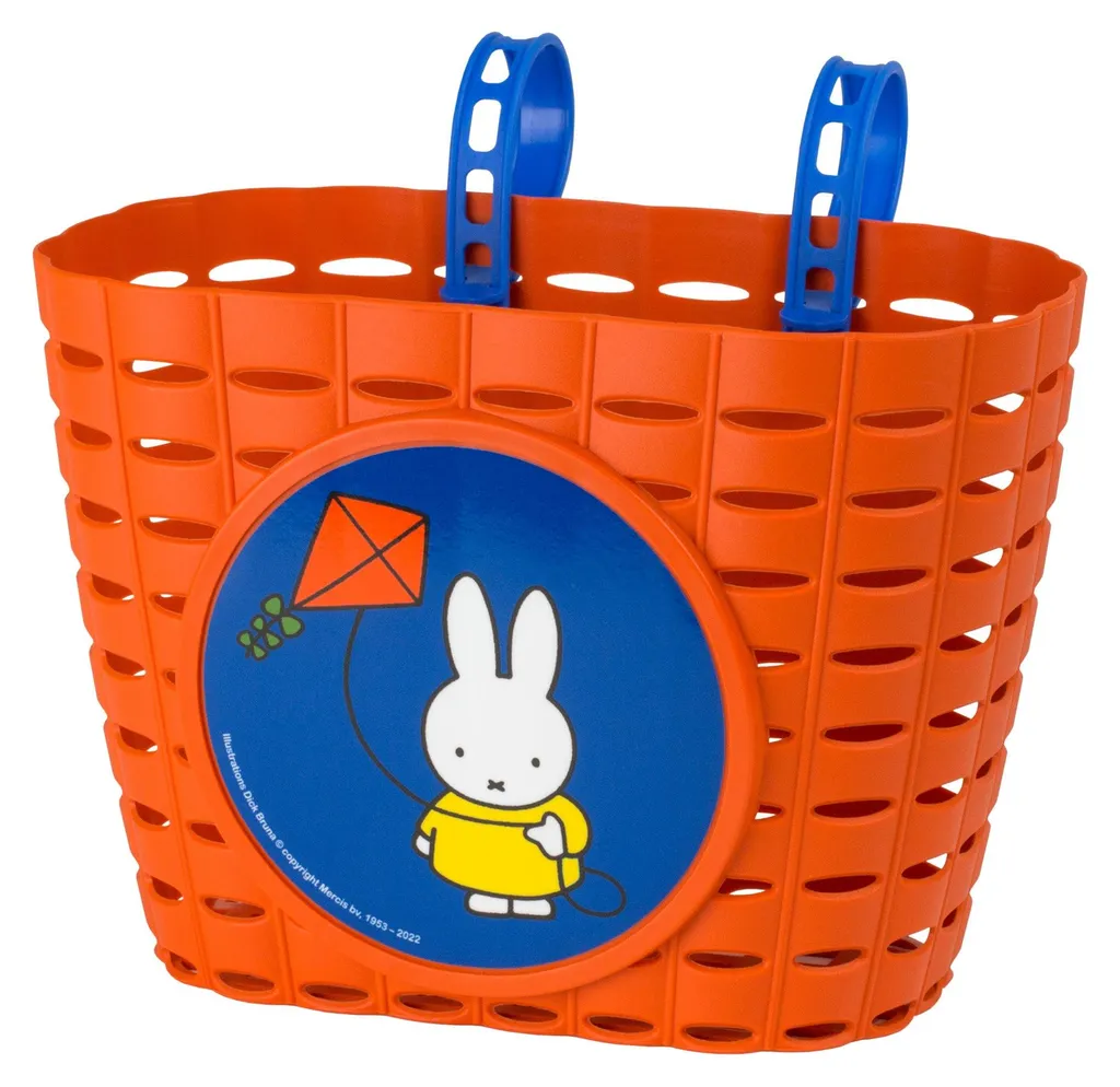 Panier Vélo Widk Nijntje Orange - Modèle PVC Souple et Résistant Miffy
