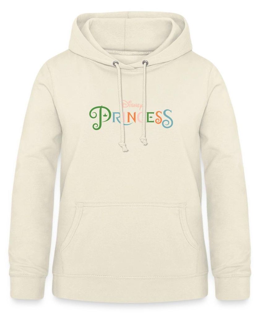 Disney Prinzessinnen Schriftzug Mit Logo Damen Hoodie, XL, Vanille-Milchshake