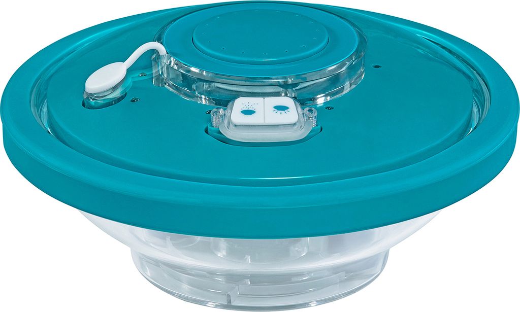 Bestway® akkubetriebene LED-Wasserfontäne Ø 18,9 x 9,3 cm Produktbild 