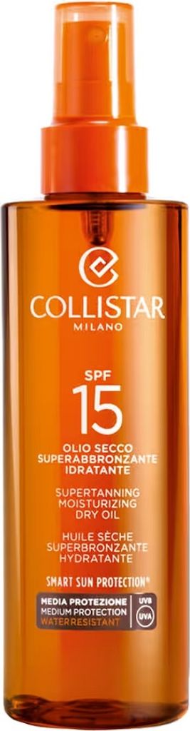 Collistar Supertanning Dry Oil SPF15, Sonnenschutzöl, Body Produktbild 