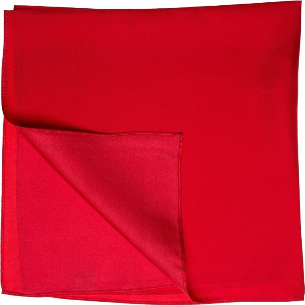 Seidentuch Halstuch rot fiefrot Twillseide 70x70cm