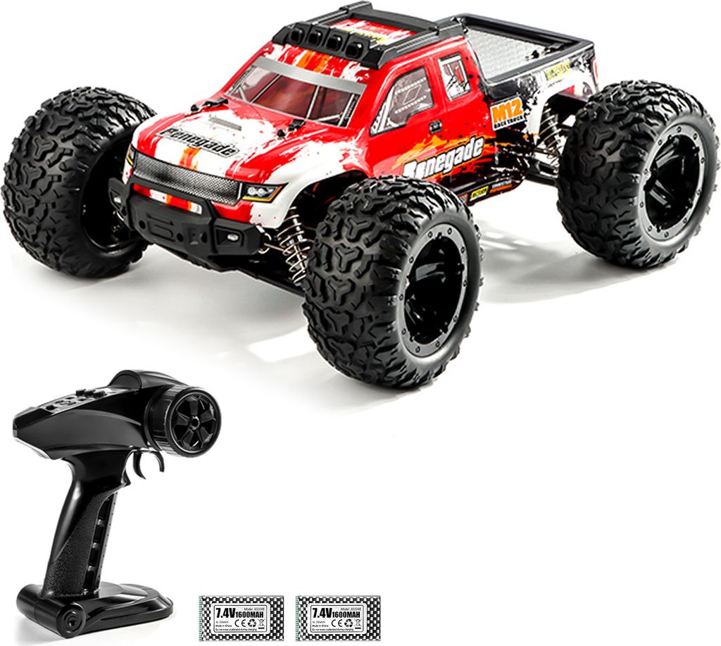 Ferngesteuertes Auto im Massstab 1:10, 45 km/h Hochgeschwindigkeits-4WD-Elektro-Rennwagen fuer Kinder und Erwachsene, ferngesteuertes 2,4-GHz-Gelae...