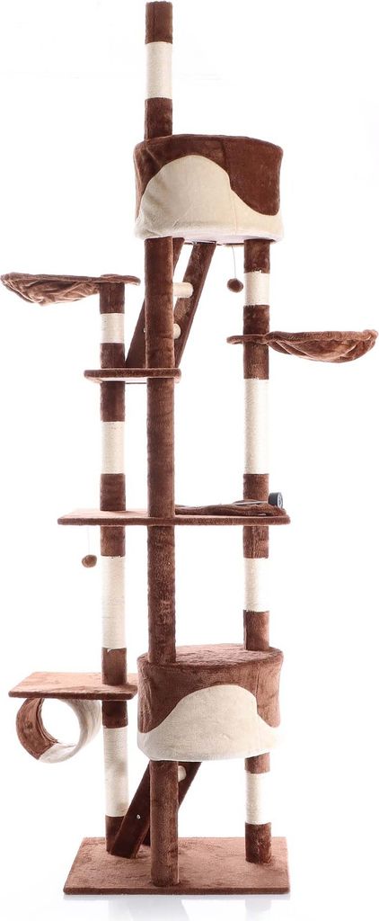 Wiltec Kratzbaum 240-260 cm beige/braun, Katzenkratzbaum Produktbild 6
