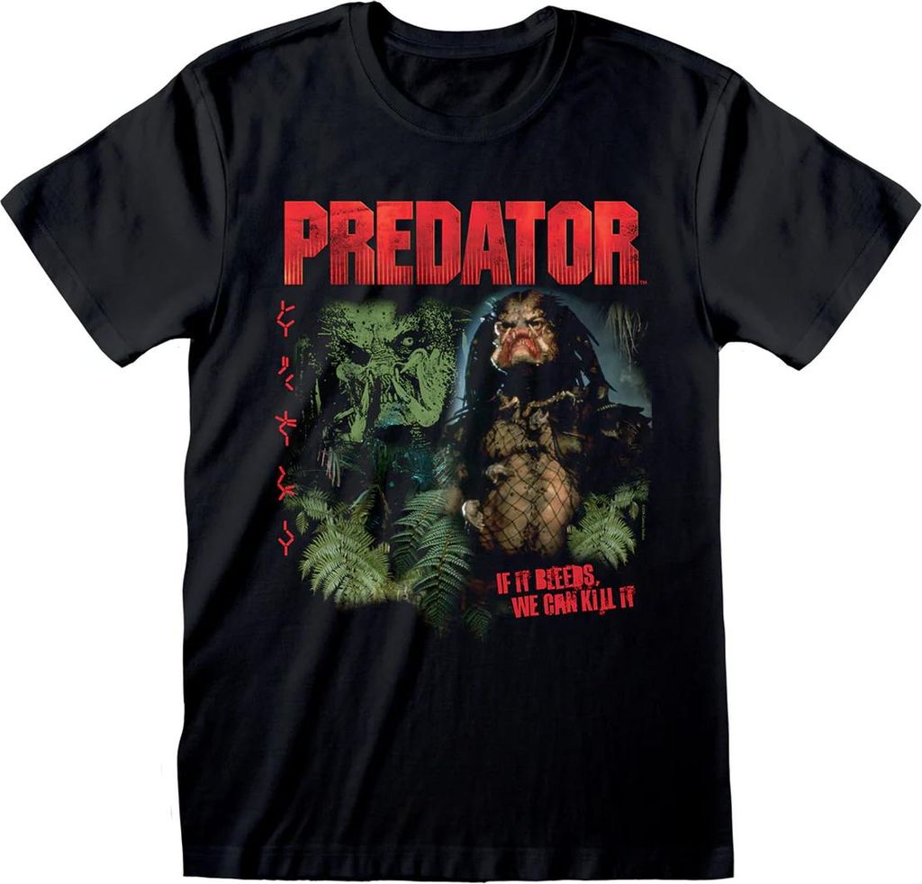 Predator - T-Shirt für Herren/Damen Uni HE3515 (S) (Schwarz)