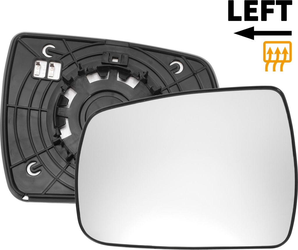 Verre De Rétroviseur Latéral Gauche De Remplacement Avec Image du produit 