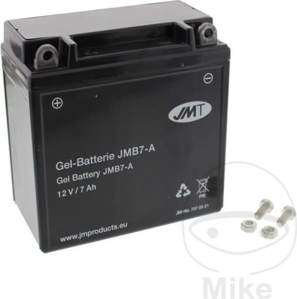 Batterie 12V 7Ah YB7-A pour Démarrage Facile Kreidler Enduro 125 Moto