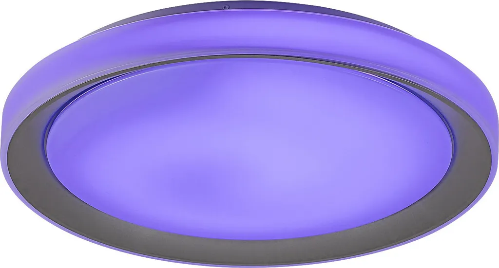 Plafonnier LED 40W Multicolore RGB Everest 51cm Argenté avec Télécommande - 3