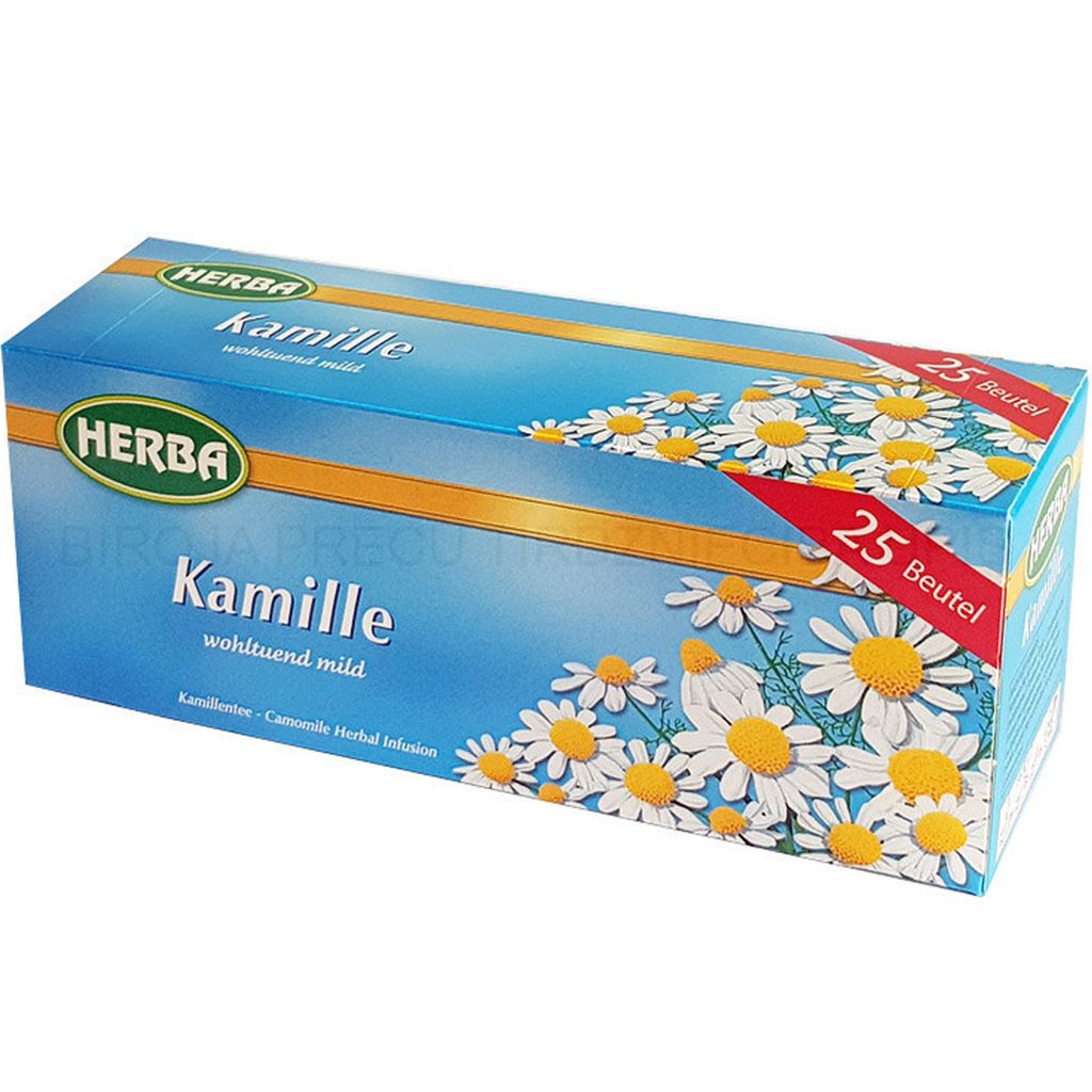 Herba Kamille aromatischer und milder Kamillentee 25 Beutel Produktbild 