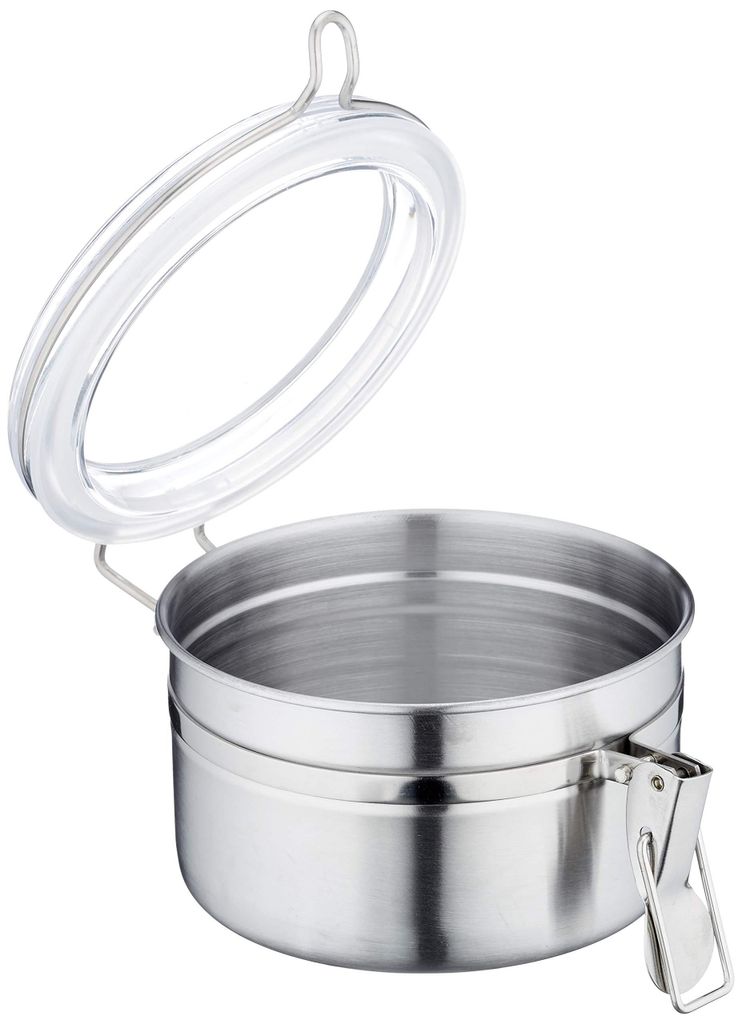Metaltex 185310010 Vorratsdose 0.7 Liter Edelstahl Produktbild 