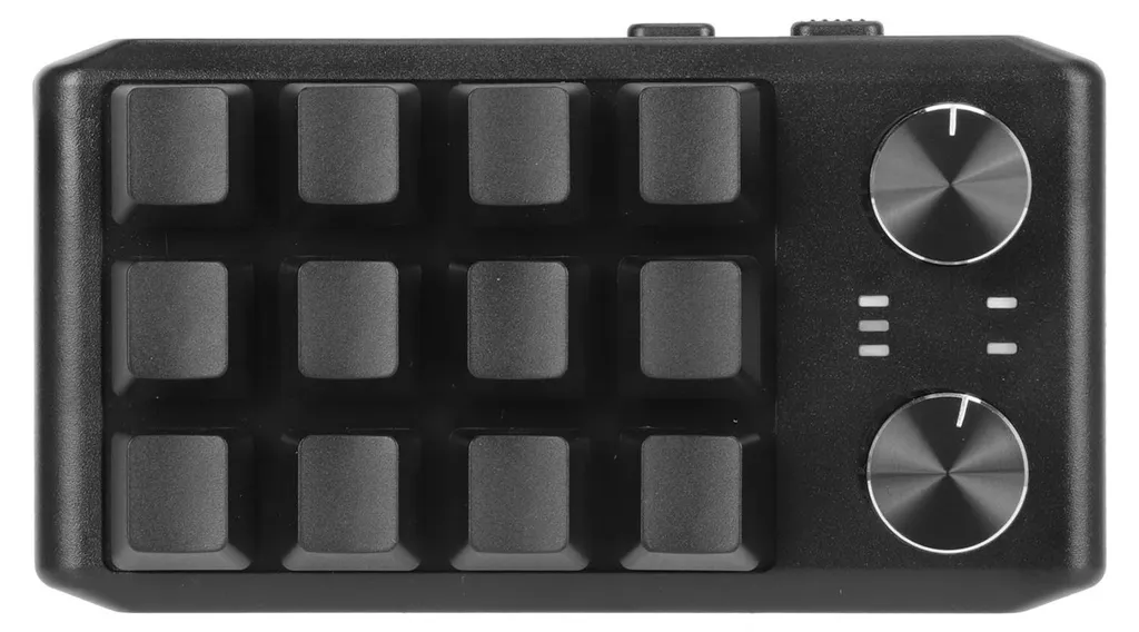 Mini-clavier mécanique 12 touches programmable et 2 boutons rotatifs - 5