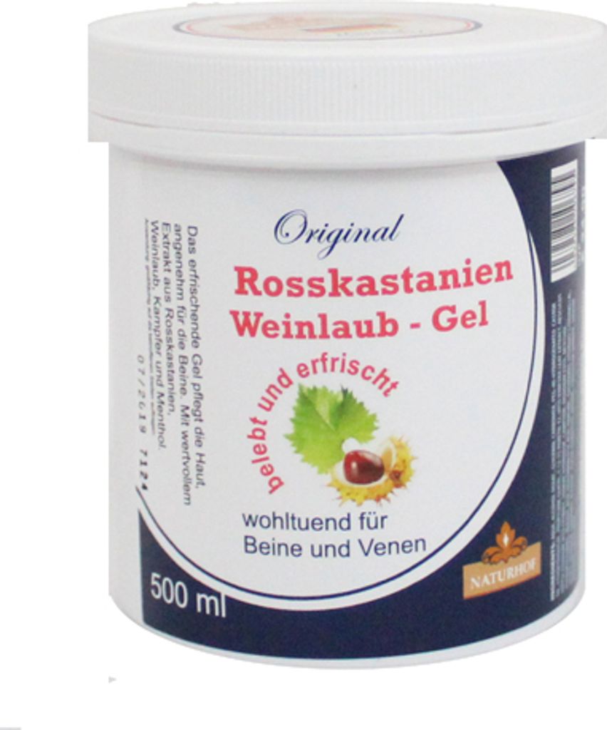 Naturhof Rosskastanien Weinlaub Gel Feuchtigkeitscreme Produktbild 