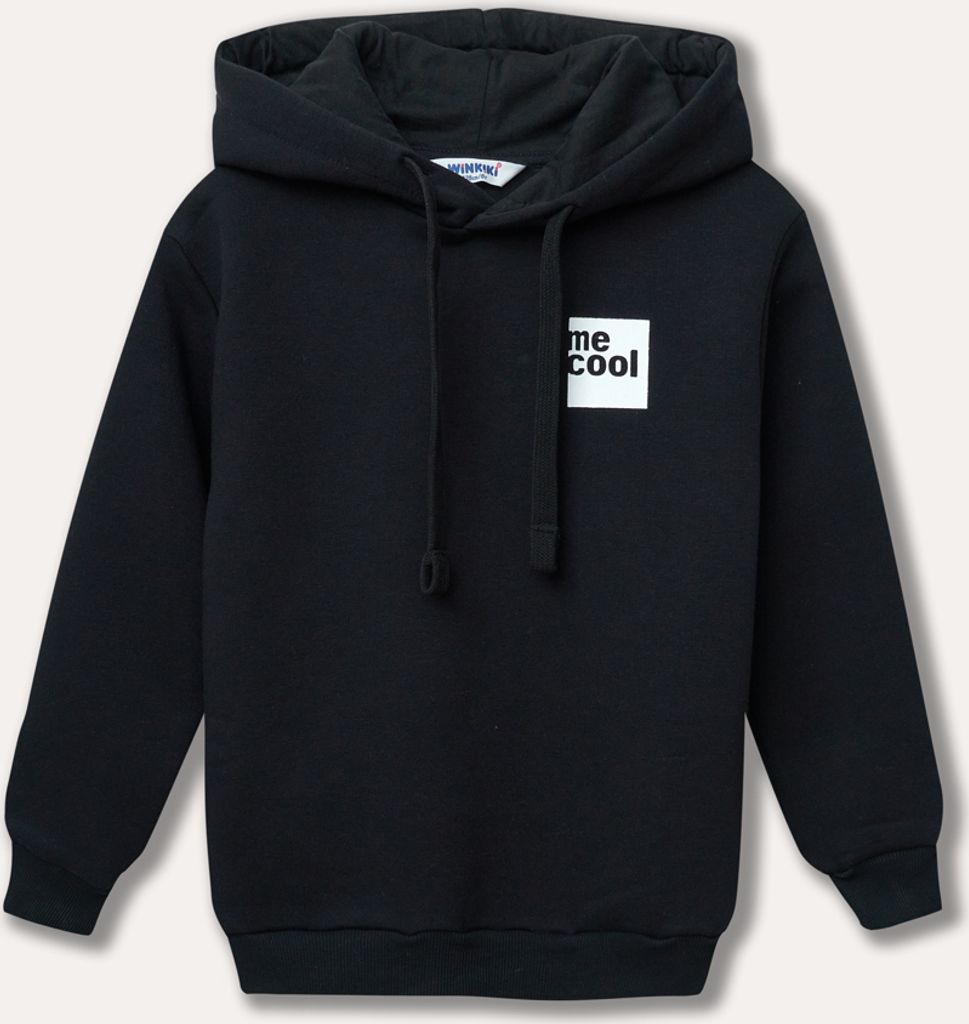 Mädchen-Hoodie Me Cool - Schwarz - 140