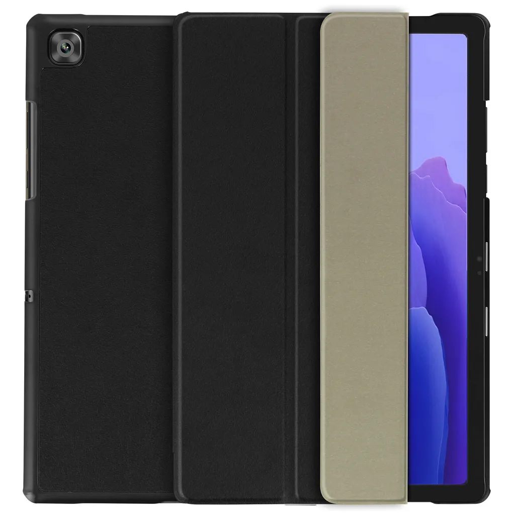 Avizar Flip Cover Samsung Galaxy Tab A7 10.4 2020 Custodia Stand Nera